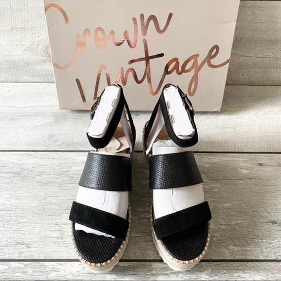 CROWN VINTAGE Daylen Espadrille Wedge NWT/NIB - Picture 4 of 8